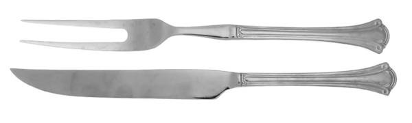 Resplendence (Stainless) Small Solid 2-Piece Steak Carving Set