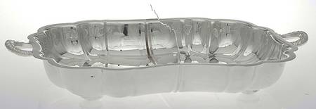 Silverplate Hollowware Silverplate Divided Rectangular Vegetable