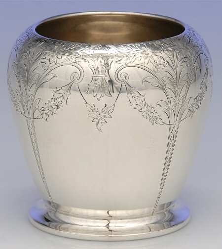 Sedan (Strl, Hlwr, Engraved Floral Swags) Waste Bowl
