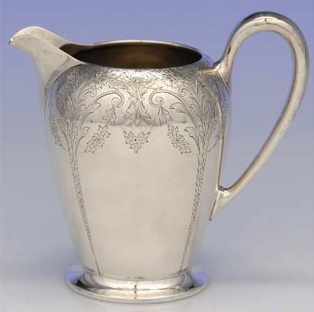 Sedan (Strl, Hlwr, Engraved Floral Swags) Creamer