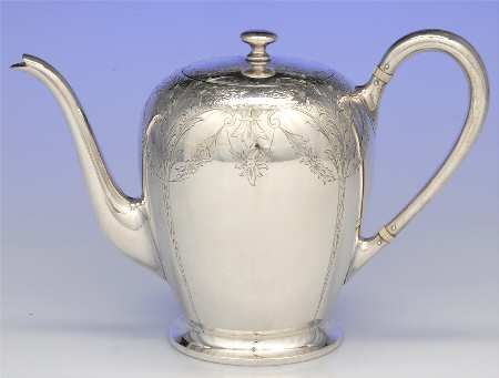 Sedan (Strl, Hlwr, Engraved Floral Swags) by International Silver