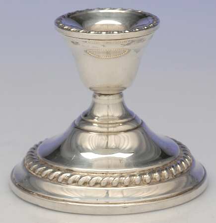 11615 (Sterling, Hollowware) Weighted Console Candleholder