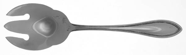 American Bead (Stainless, 18-0) Solid Salad Serving Fork