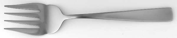 Satin Danford (Stainless) Medium Solid Cold Meat Serving Fork