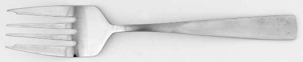 Satin Danford (Stainless) Medium Solid Cold Meat Serving Fork