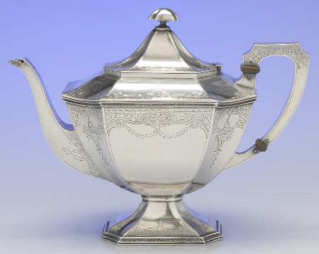 2307 (Sterling, Hollowware) Teapot
