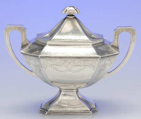 2307 (Sterling, Hollowware) Sugar Bowl & Lid