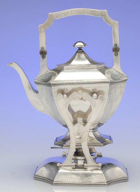 2307 (Sterling, Hollowware) Kettle, Stand & Burner