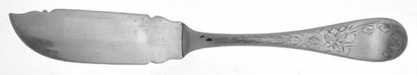 INS514 (Silverplate) Flat Handle Master Butter Knife