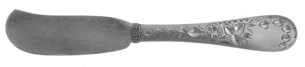 INS514 (Silverplate) Flat Handle Butter Spreader