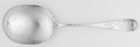 C Rogers One (Silverplate) Brightcut Solid Large Berry/Casserole Spoon