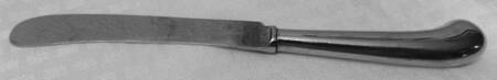 Queen Anne (Silverplate) Blunt Hollow Pistol Knife