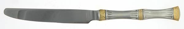 INS571G (Stainless, Gold Acct) New French Solid Knife