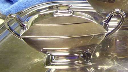 Modern Colonial (Silverplate, Hollowware) Sugar Bowl & Lid