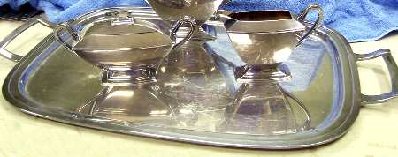 Modern Colonial (Silverplate, Hollowware) Large Waiter Tray