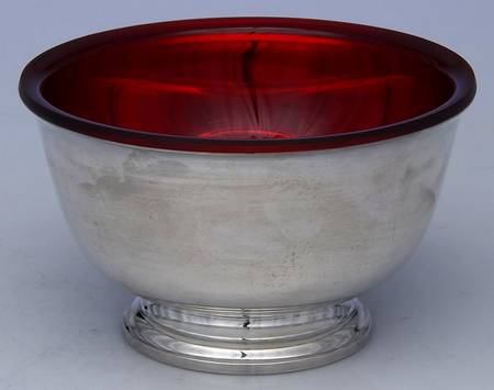 Paul Revere Bowl (Silverplate) 5" Paul Revere Bowl & Plastic Liner
