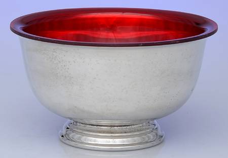 Paul Revere Bowl (Silverplate) 7" Paul Revere Bowl & Plastic Liner