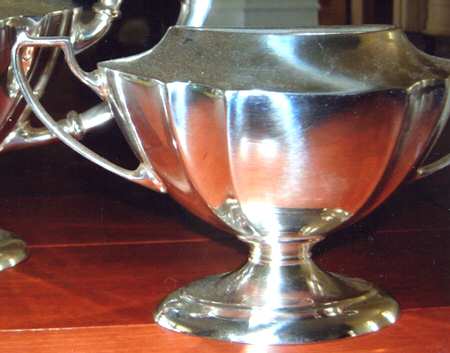 002111 (Silverplate, Hollowware) Sugar Bowl No Lid