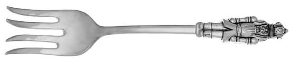 INS536 (Silverplate) Solid Serving Fork