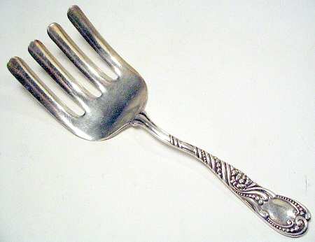 Colonade II (Silverplate) Large Solid Asparagus Serving Fork