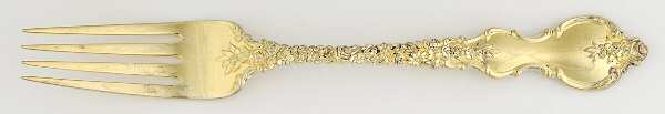 Du Barry (Sterling, Gold Vermeil) Fork