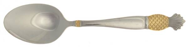 Gold Accent Pineapple (Stainless) Teaspoon