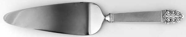 Northern Lights (Sterling, 1946, Burnished) Pie Server with Stainless Blade