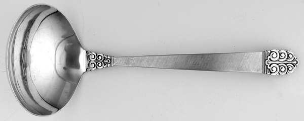 Northern Lights (Sterling, 1946, Burnished) Solid Gravy Ladle