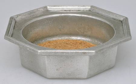 INS545 (Pewter, Hollowware) Wine Bottle Coaster