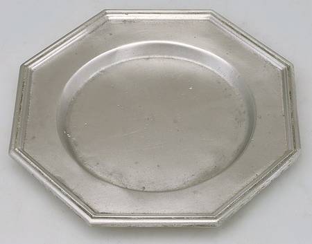 INS545 (Pewter, Hollowware) Bread and Butter Plate