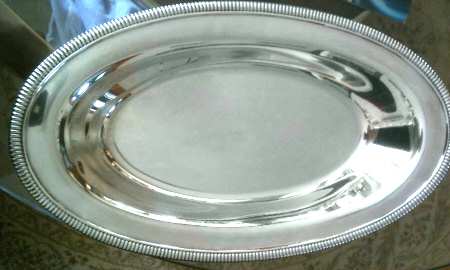 4213 (Silverplate, Hollowware) 14" Oval Tray