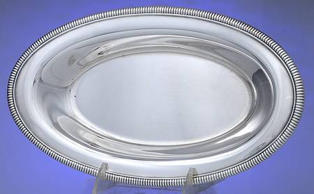 4213 (Silverplate, Hollowware) 12" Bread Tray