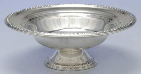 4031 (Sterling, Hollowware) Weighted Round Compote (Height X Width)