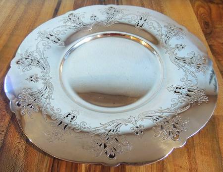 Marigold (Silverplate, Hollowware) 11" Round Footed Centerpiece