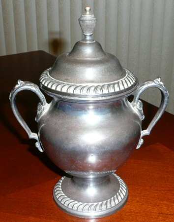 074 (Silverplate, Hollowware) Sugar Bowl & Lid