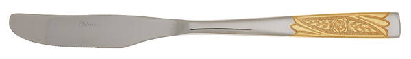 INX1 (Stainless, Gold Accents) New French Solid Knife