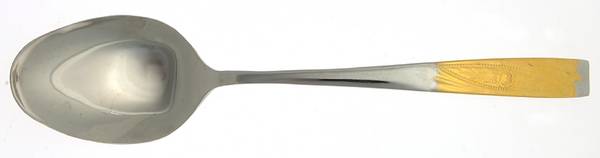 INX1 (Stainless, Gold Accents) Tablespoon (Serving Spoon)