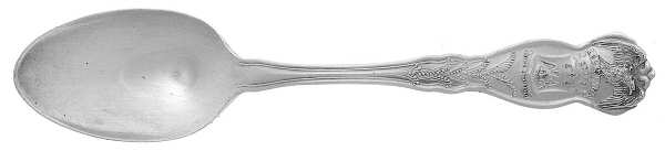 States & Cities Souvenir Spoons (Silverplate) Louisiana Teaspoon