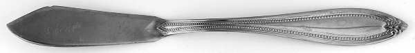 INS580 (Stainless) Flat Handle Master Butter Knife