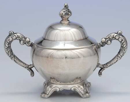 INS582 (Silverplate, Hollowware) Sugar Bowl & Lid