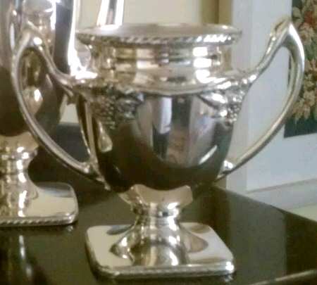 948-Grapes (Silverplate, Hollowware) Sugar Bowl No Lid