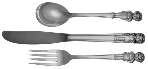 Campbell Kid Collection (Silverplate, 1982) 3pc Youth Set