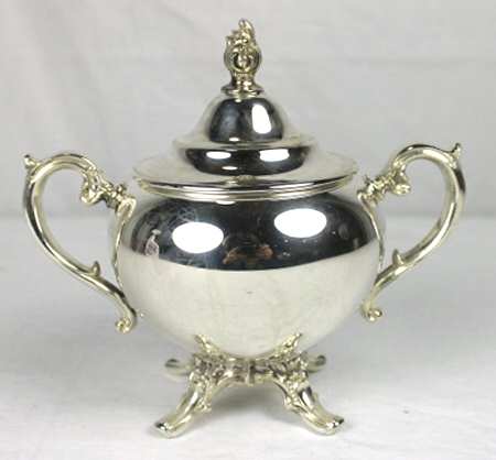 INS593 (Silverplate, Hollowware) Sugar Bowl & Lid