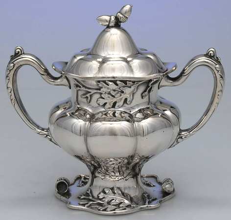Charter Oak (Silverplate, Hollowware) Sugar Bowl & Lid
