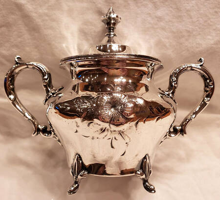 2659 (Silverplate, Hollowware) Sugar Bowl & Lid