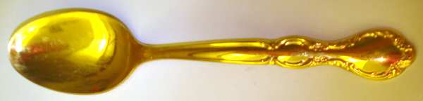Golden Royal Manor (Gold Electroplate) Place/Oval Soup Spoon