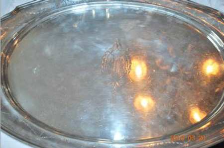 C306-1 (Sterling, Hollowware) Large Waiter Tray