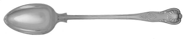 Kings (Silverplate) Large Solid Dressing Spoon