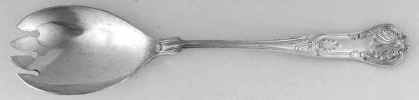 Kings (Silverplate) Solid Salad Serving Fork