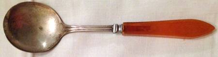 INS617 (Silverplate) Round Bowl Soup Spoon (Gumbo)